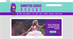 Desktop Screenshot of garotasgeeks.com